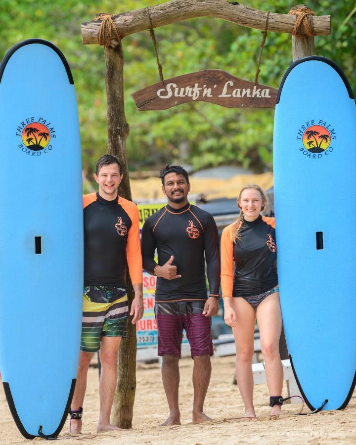 Surf'N Lanka - Surf School Hotell Weligama Eksteriør bilde